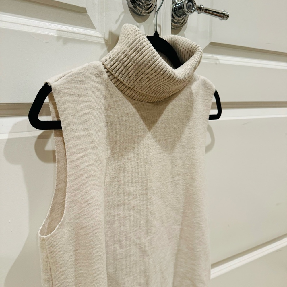 Zara Sleeveless Turtleneck Blouse